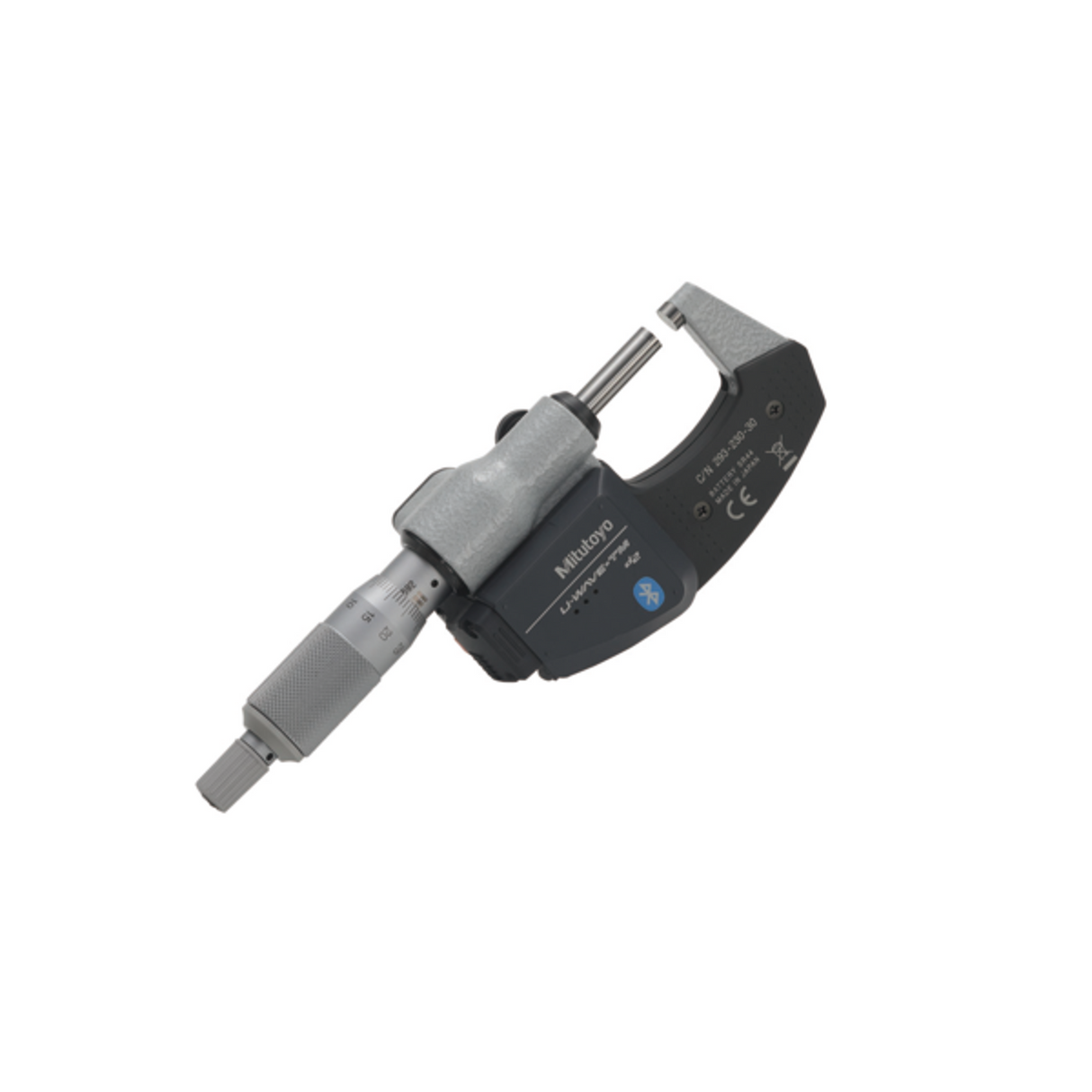 Micrómetro Digital para Exteriores A Prueba de Refrigerantes, Intervalo de 0-25 mm, Fuerza de Medición de 5 a 10 N, Con Salida de Datos