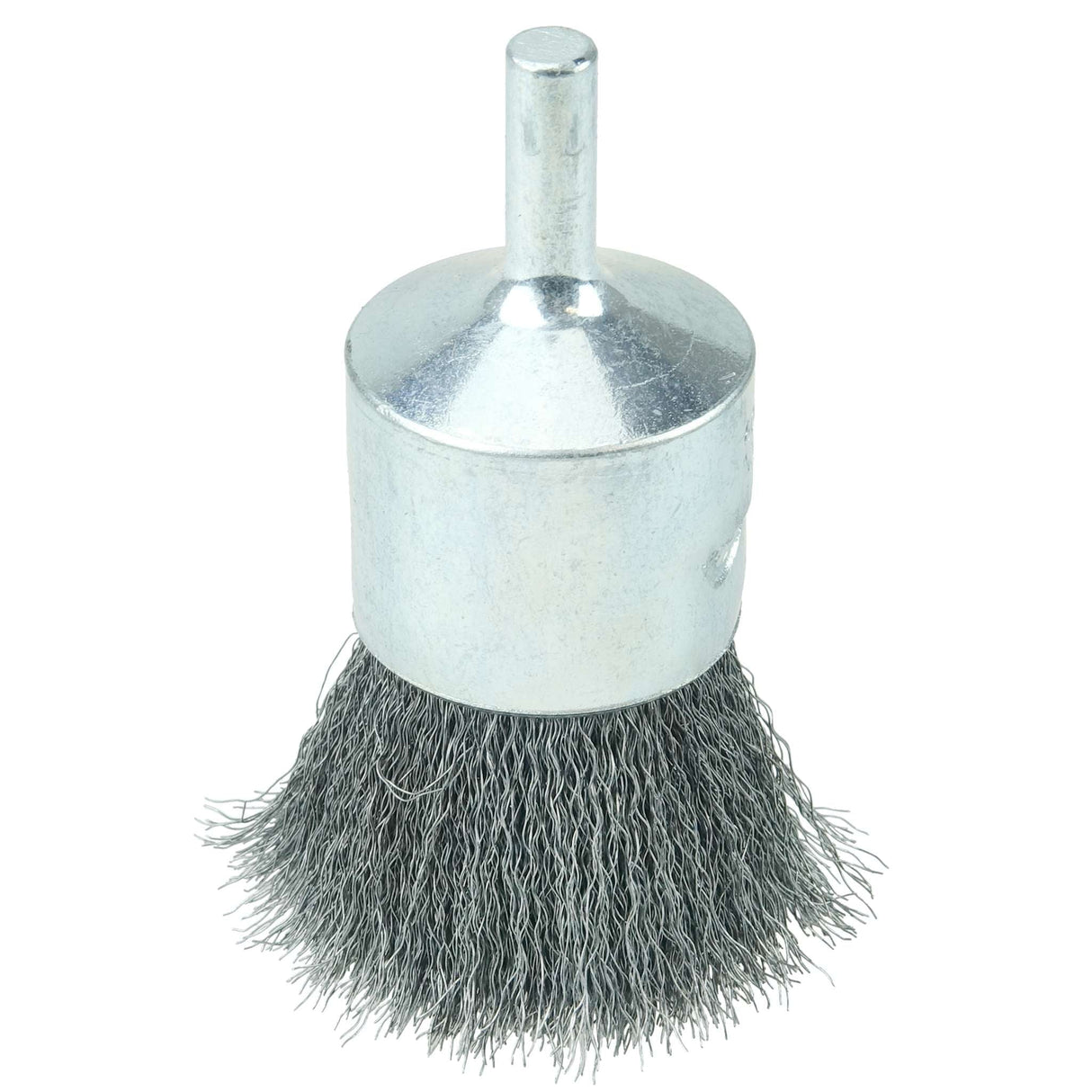1" Cepillo de Punta con Vástago de Alambre Ondulado, .006" Weiler