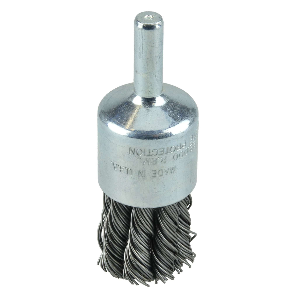 1-1/8" Cepillo de Punta de Alambre Trenzado, .020" Weiler