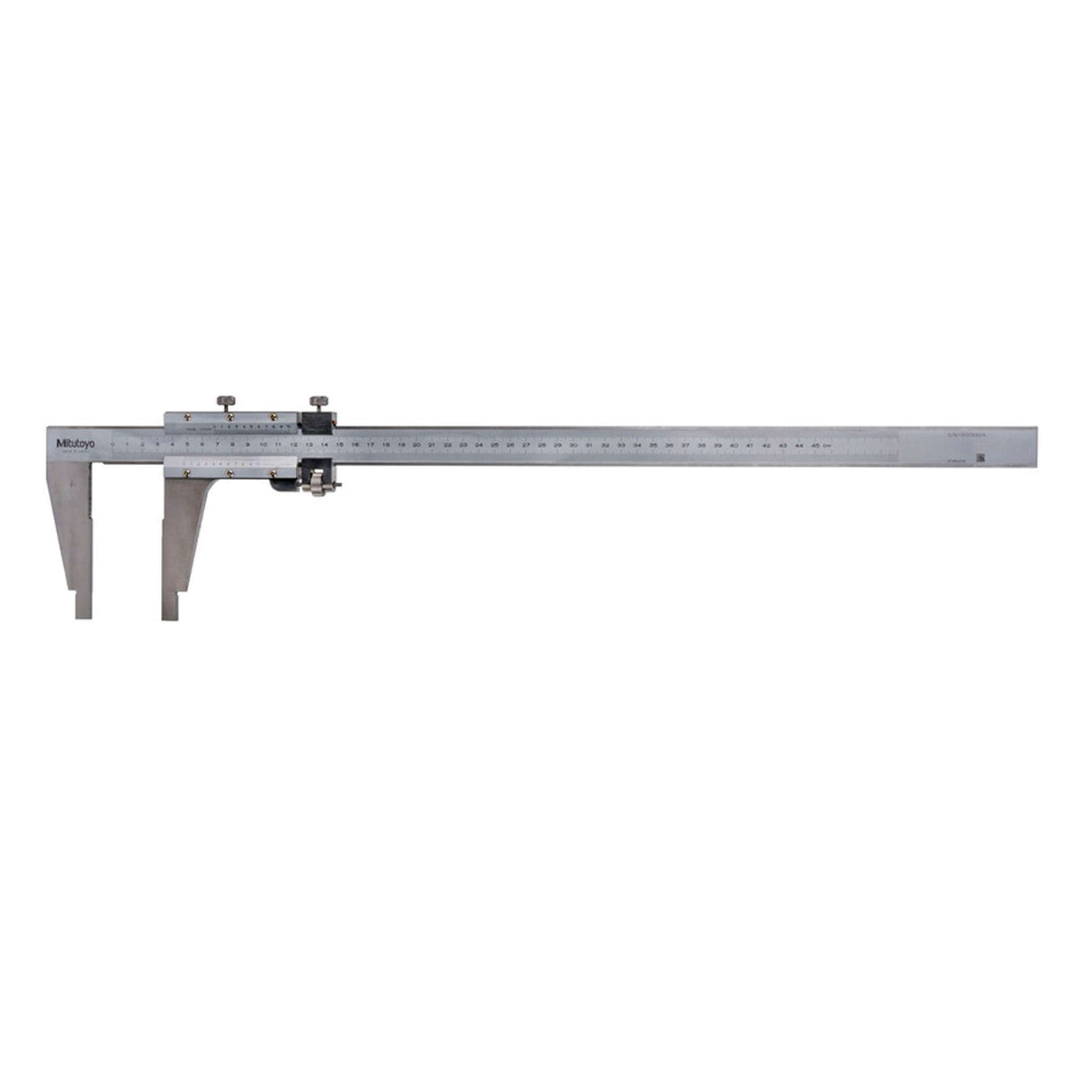 Calibrador vernier puntas exteriores/interiores 0-450mm, 0.02mm, ajuste fino, mm Mitutoyo