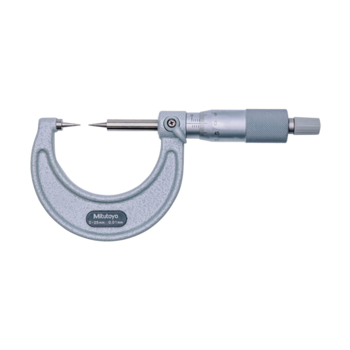 Micrómetros de puntas con punta de carburo de 0-25mm, punta de 15° Mitutoyo