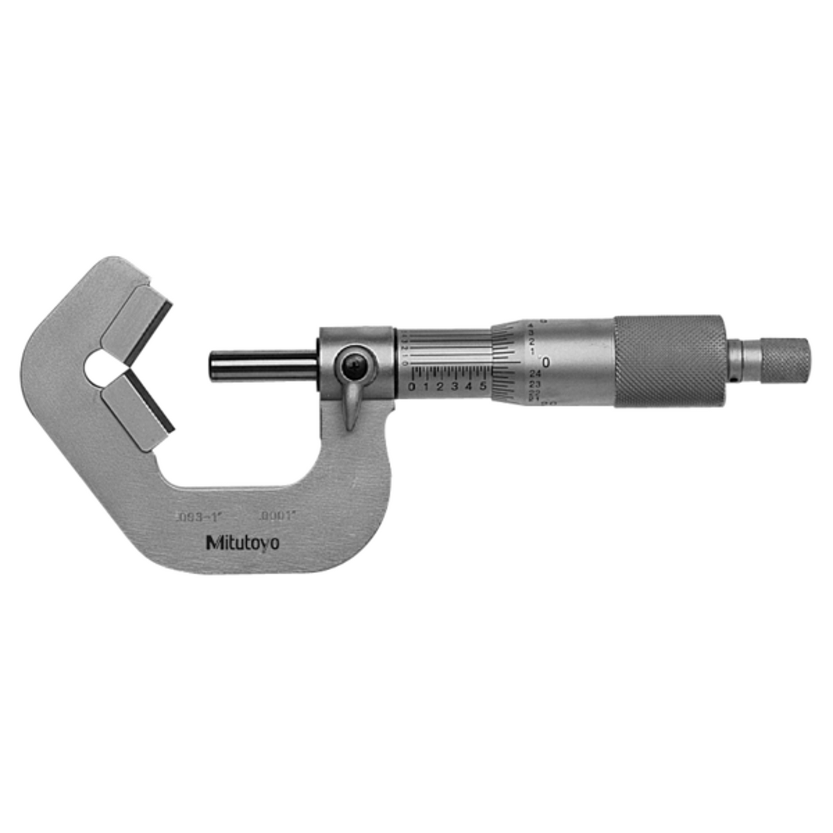 Micrómetros con topes en V 5 Flancos 0.09-1 pulg