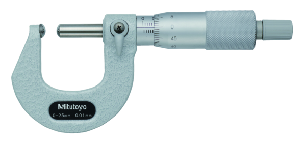 Micrómetro de tubo,tope/husillo esférico de 0-25mm - Herramental