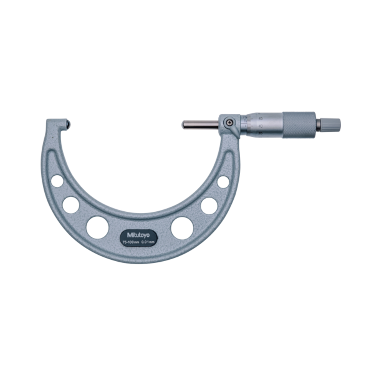 Micrómetro de tubo,tope/husillo esférico de 75-100mm