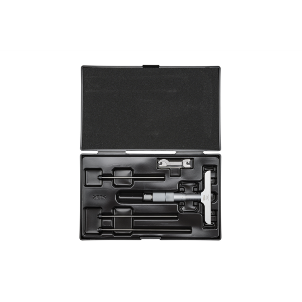 Micrómetro para profundidad, Varillas intercambiables 0-100mm, 101mm Base