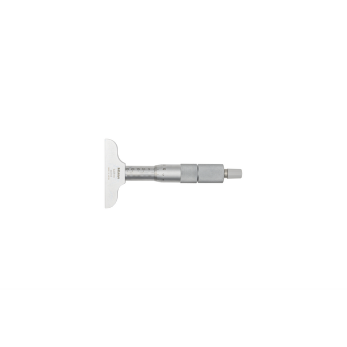 Micrómetro para profundidad, Varillas intercambiables 0-25mm, 63mm Base Mitutoyo