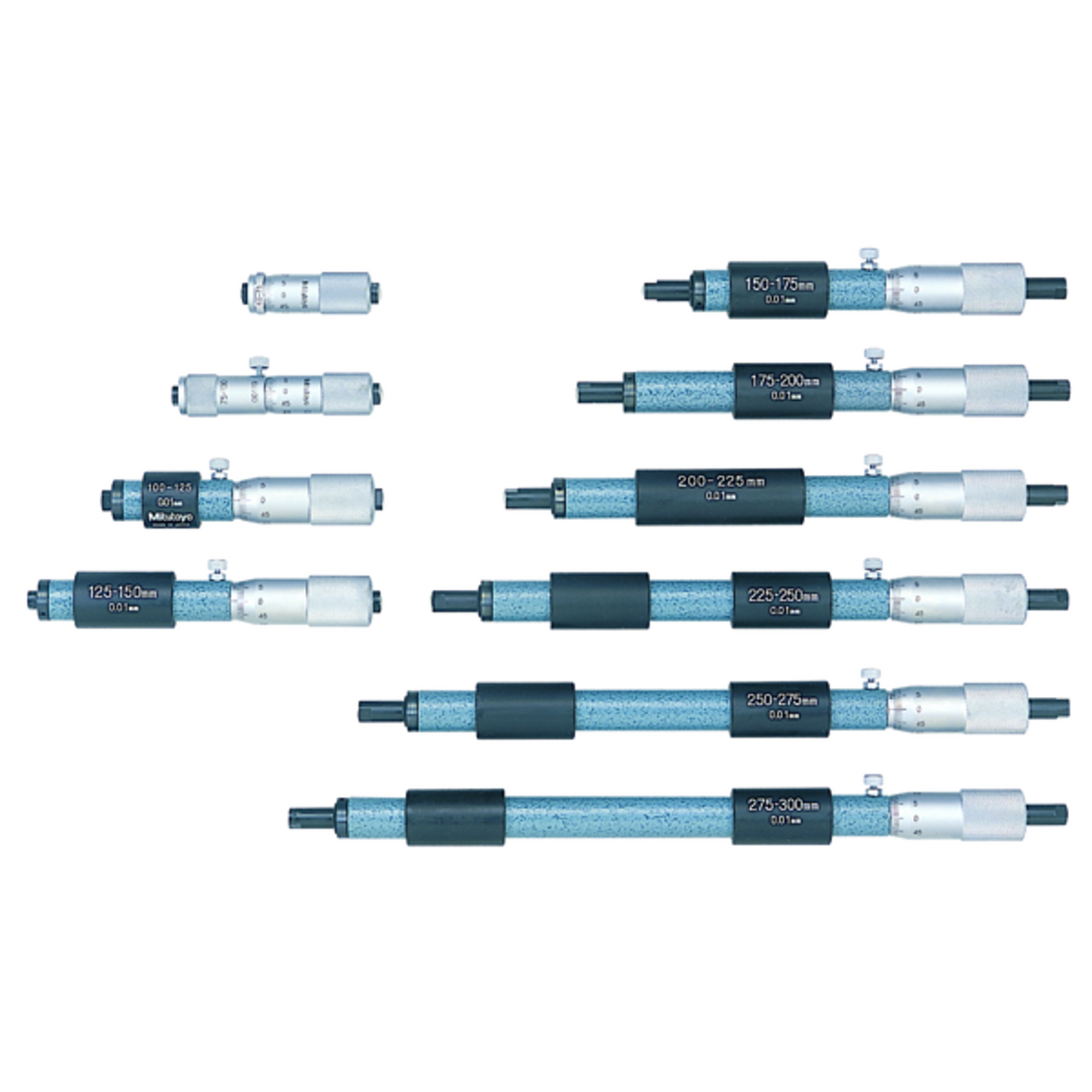 Micrómetro de interiores tipo tubular 3-4 pulg