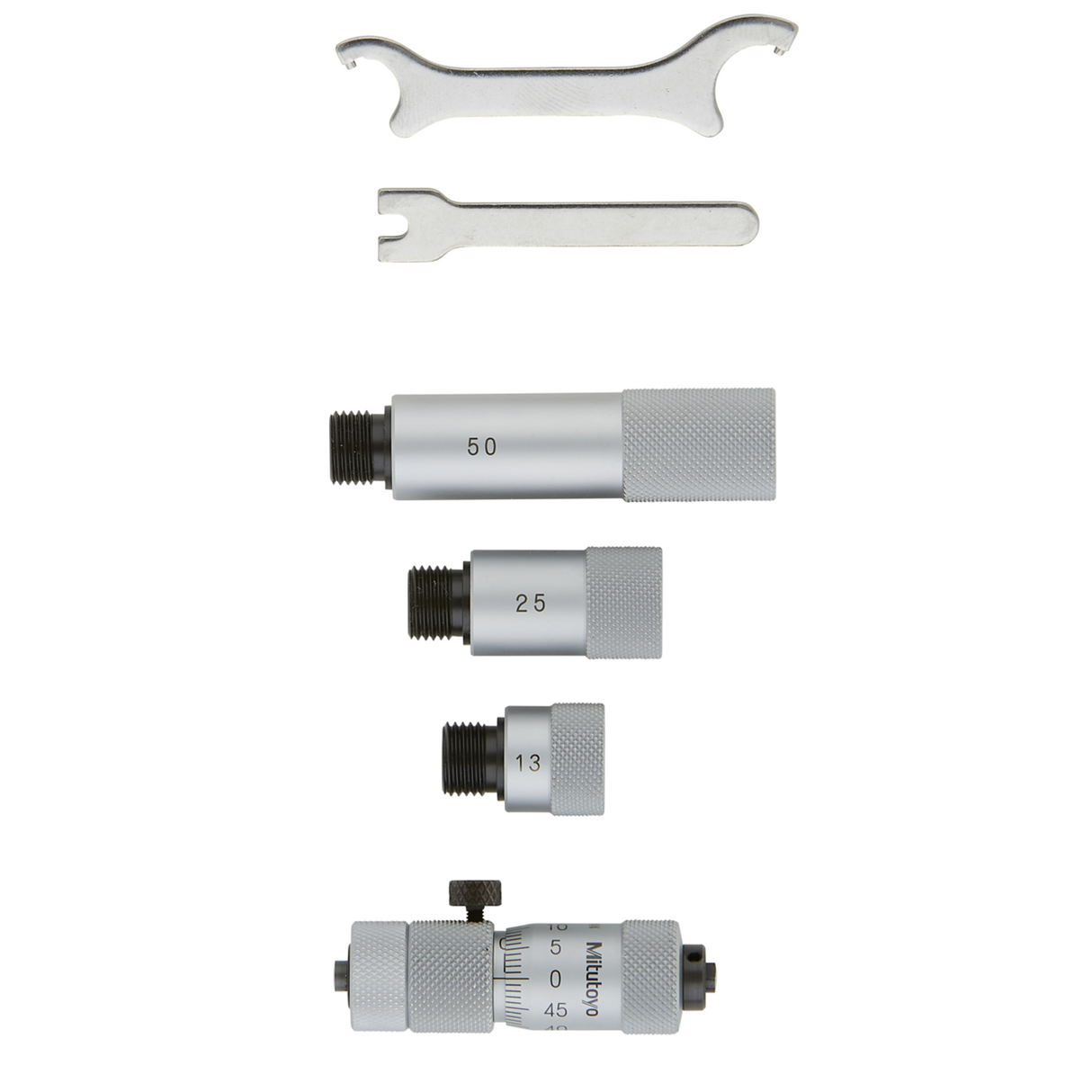 Micrómetro de interiores tipo tubular con punta de carburo 50-150mm