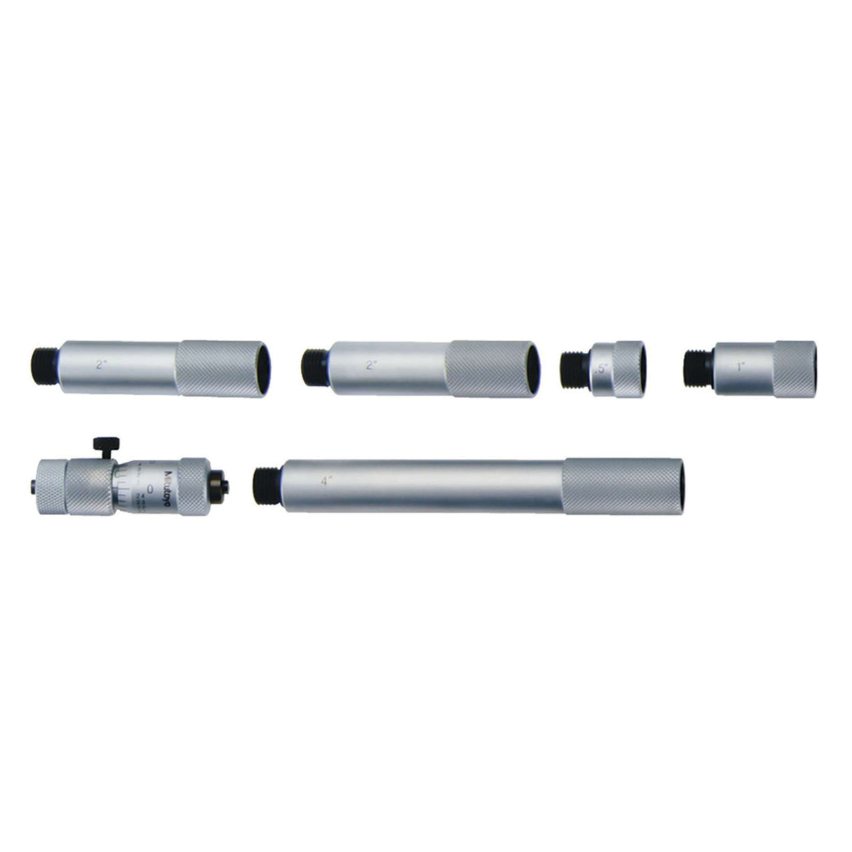 Micrómetro de interiores tipo tubular, Superficie de medición endurecida 2-12 pulg Mitutoyo
