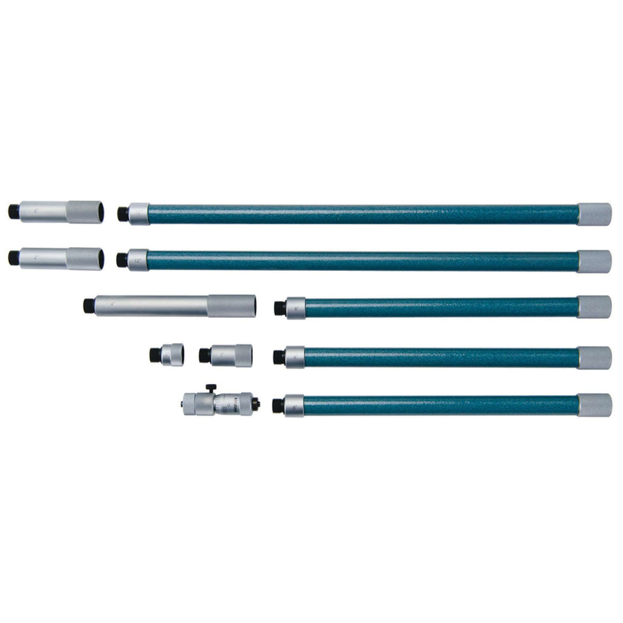 Micrómetro de interiores tipo tubular, Superficie de medición endurecida 2-60 pulg Mitutoyo