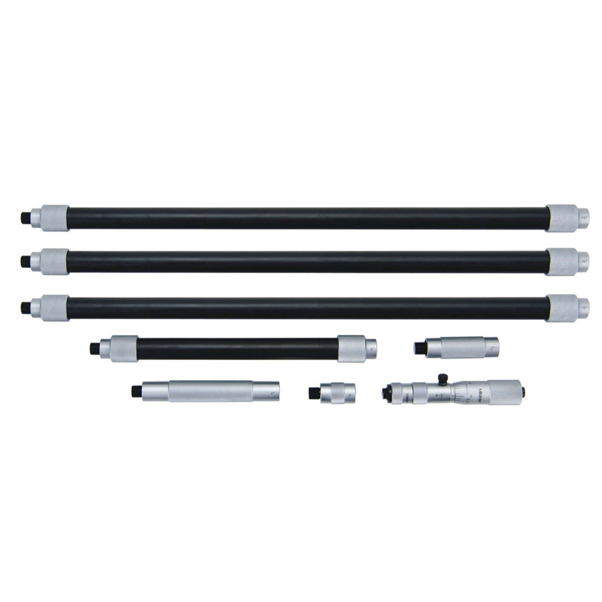 Micrómetro de interiores tipo tubular con extensión 4-68 pulg Mitutoyo