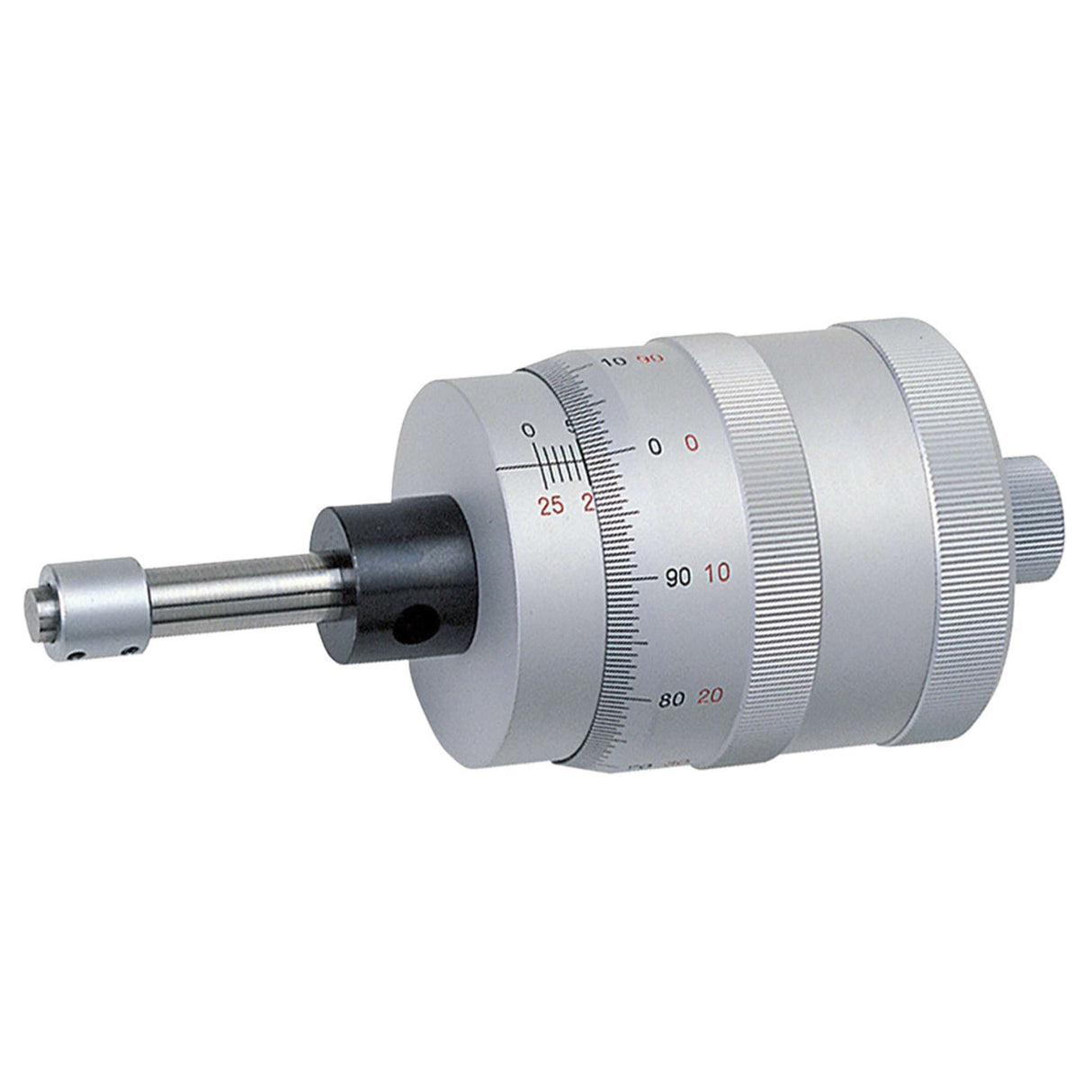 Cabeza Micrométrica platina XY, tambor 49mm 0-25mm, Eje X