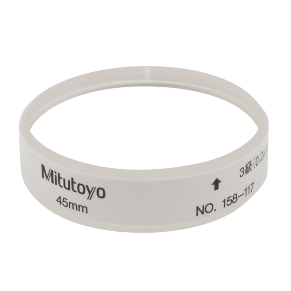 Paralelas Ópticas, 12mm D=45mm, 0.2µm Mitutoyo