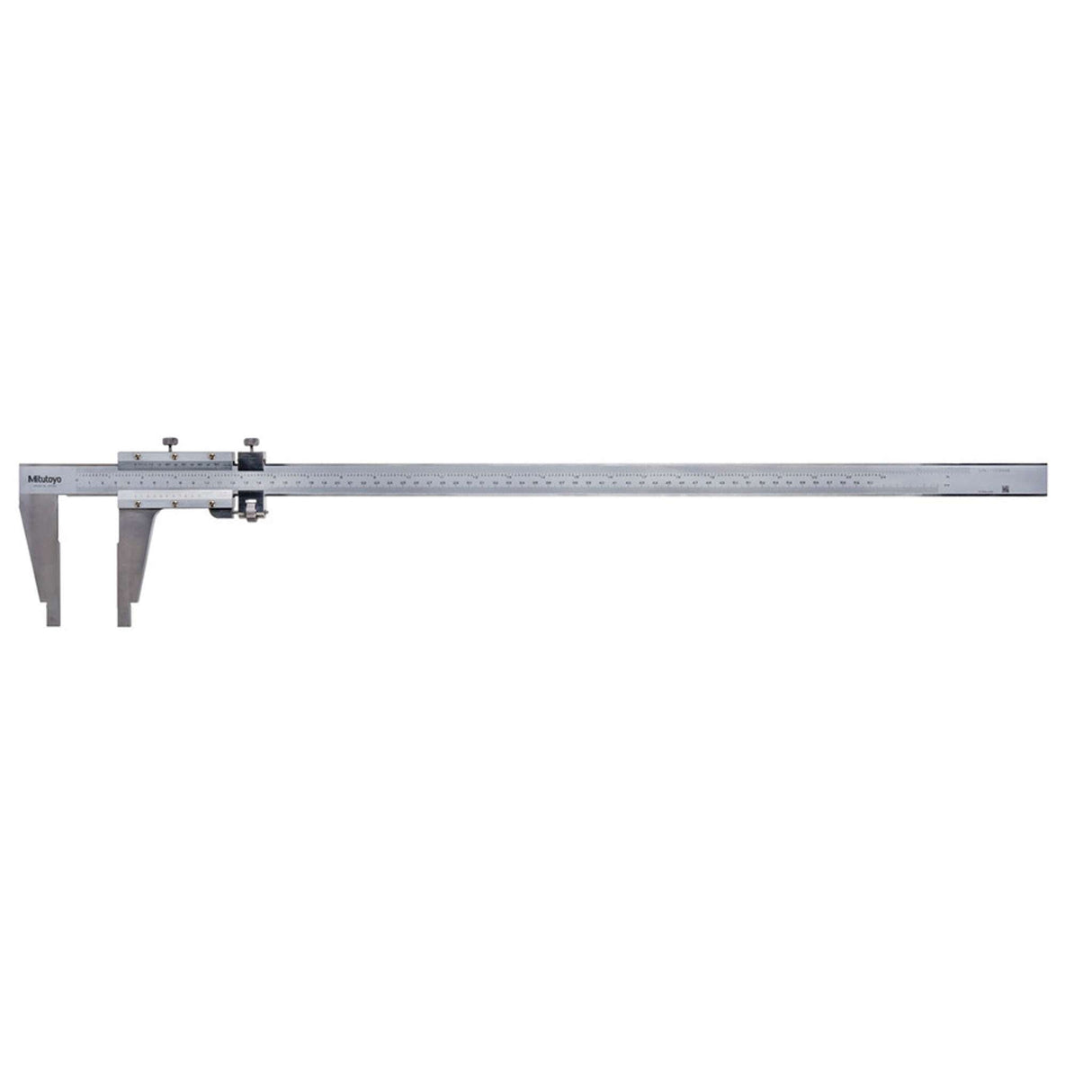 Calibrador vernier puntas exteriores/interiores 0-600mm, 0.02mm, ajuste fino, mm/pulg Mitutoyo