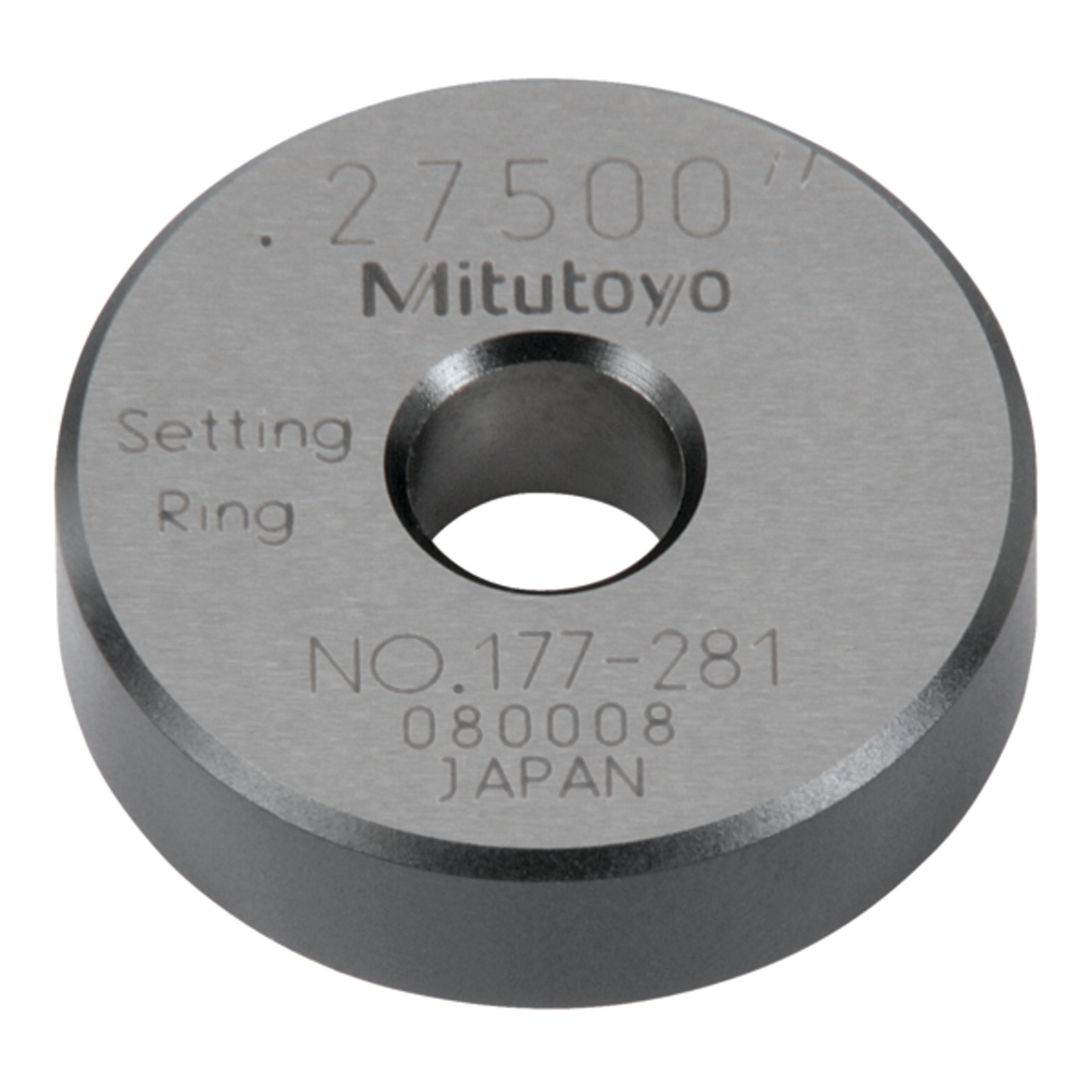 Anillo de fijado 0,275 pulg Acero Mitutoyo