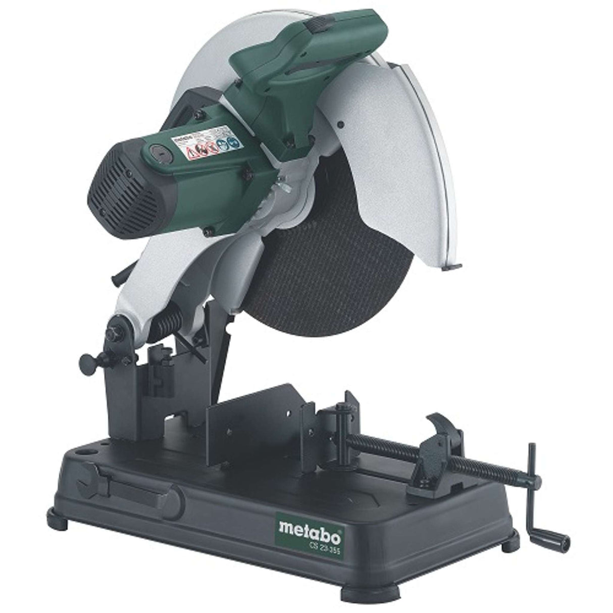 Sierra para Metal a cable, Tamaño de la Trenzadora 14 pulg, Para Discos Abrasivos 355 x 25.4 mm, Dimensiones Placa Base 468 x 282 mm, Potencia 1700 W, Voltaje 110 V Metabo