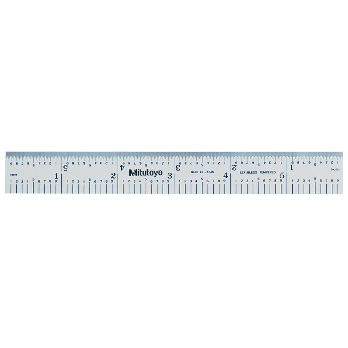 Regla de acero, Regla rígida ancha 150mm/6 pulg, mm/pulg Mitutoyo