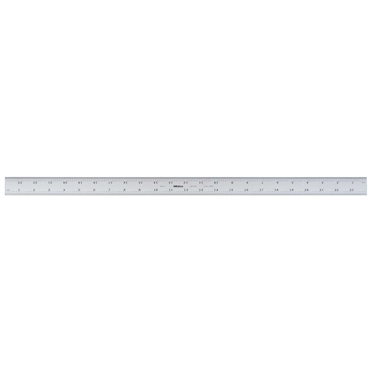 Regla de acero, Regla rígida ancha 600mm/24 pulg, mm/pulg Mitutoyo