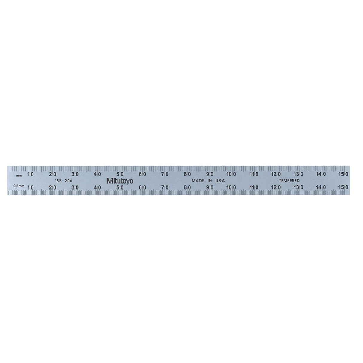 Regla de acero, Regla totalmente flexible 150mm/6 pulg, mm/pulg Mitutoyo