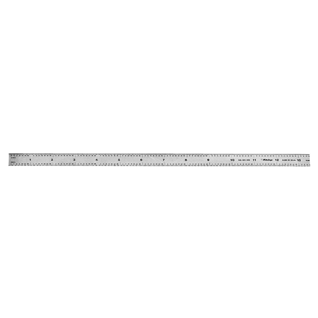 Regla de acero, Regla totalmente flexible 600mm/24 pulg, mm/pulg Mitutoyo