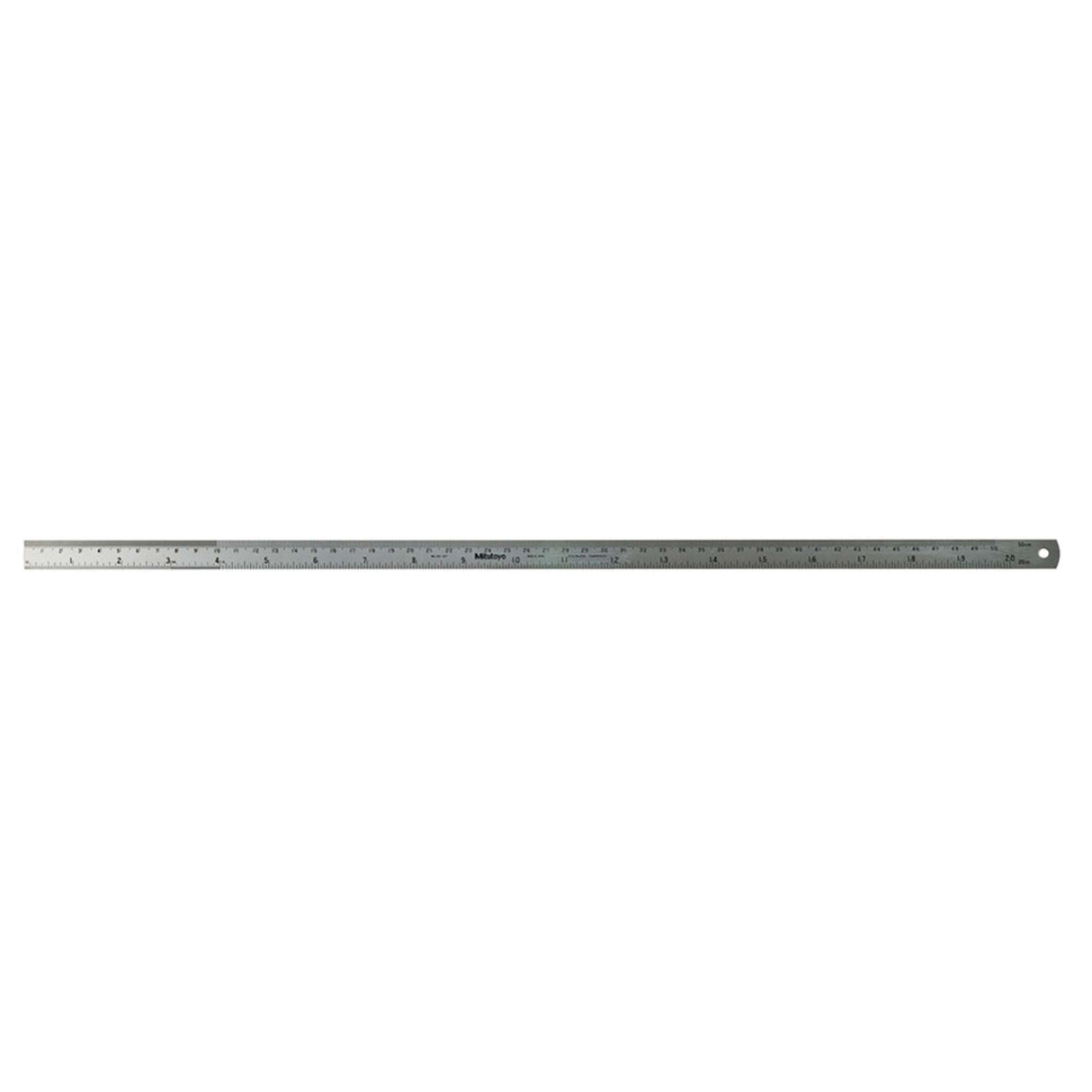 Regla de acero, Regla semiflexible 500mm/20 pulg, mm/pulg Mitutoyo