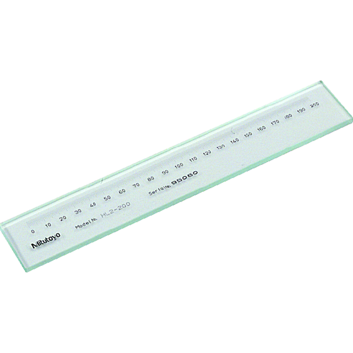 Escala patrón de trabajo + Certificado de inspección 200mm, 0,1mm Mitutoyo