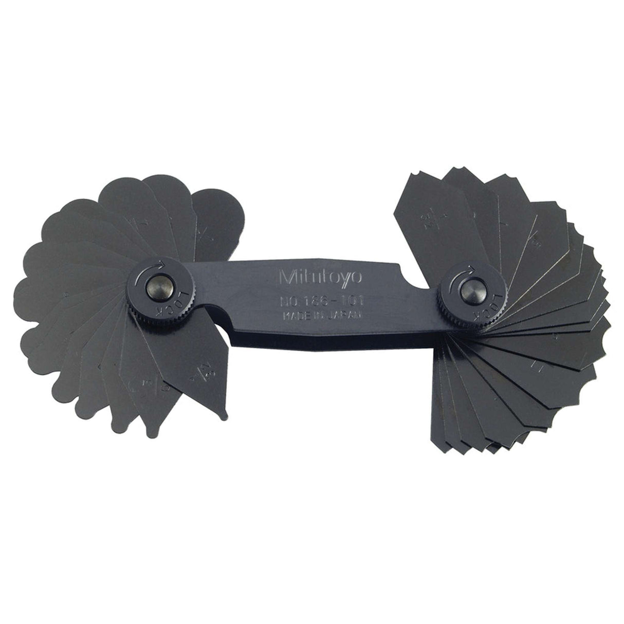 Calibrador de radios 1/32-1/4 pulg, 15 Pares