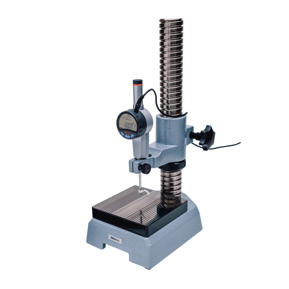 Base de comparación con base de acero 110x110mm, base cuadrada