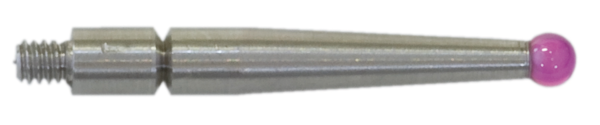 Palpador para Series 513 D=2mm, 18,7mm Longitud, Rubí - Herramental