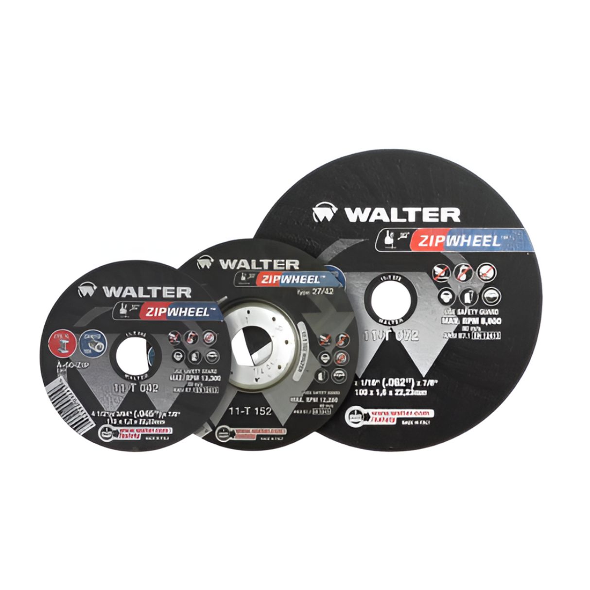 9x5/64x7/8 zipcut wheels Walter