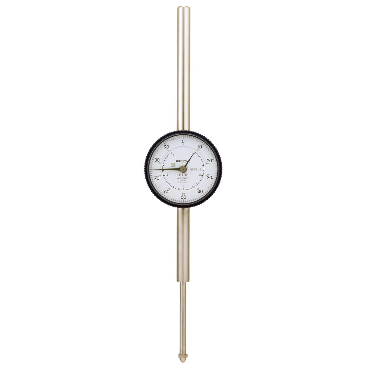 Indicador de carátula, tapa con oreja, Tipo ANSI/AGD cojinete enjoyado, a prueba de golpes, 2 pulg, 0,001 pulg