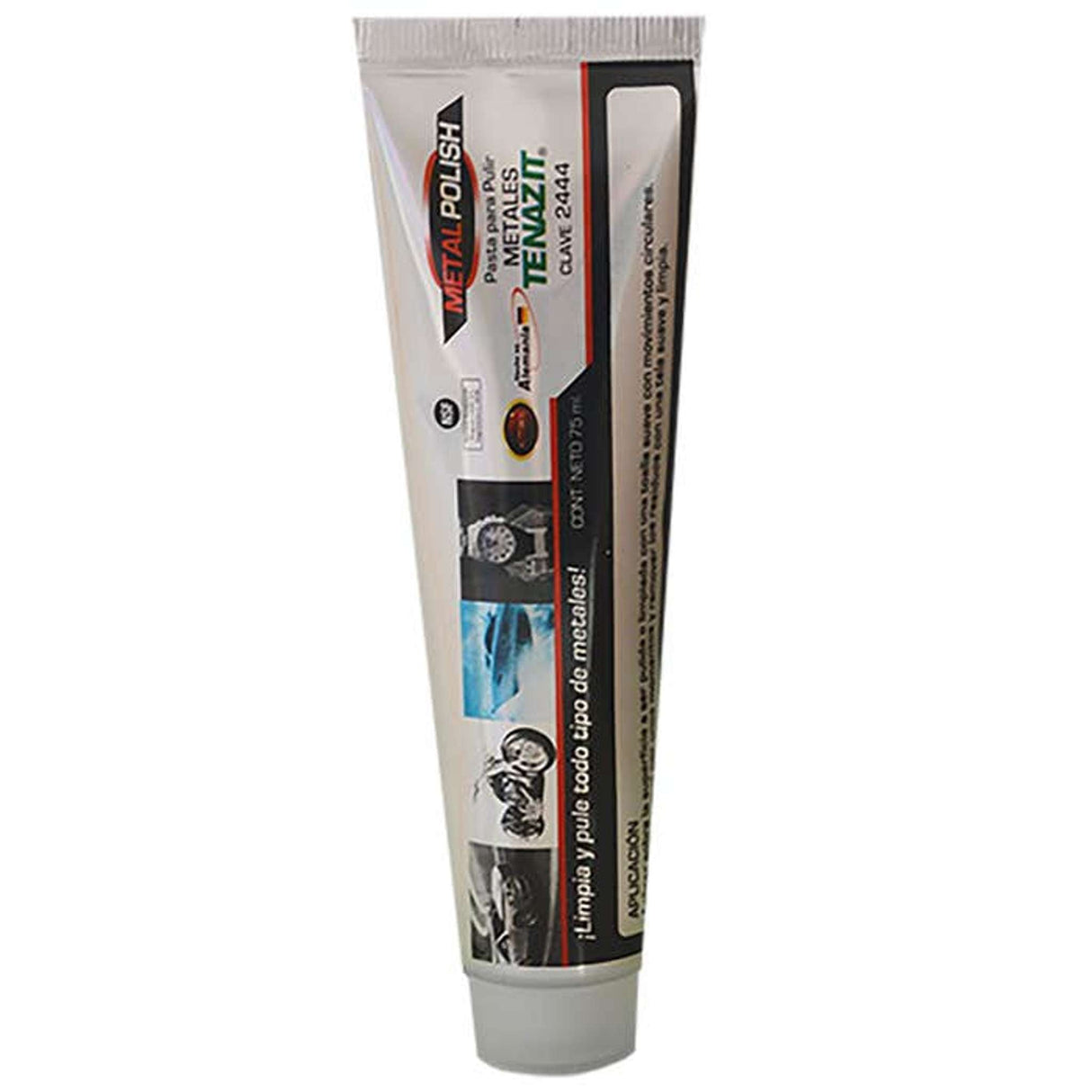 Pastas para Pulido de Metal, tubo de 75ml Tenazit