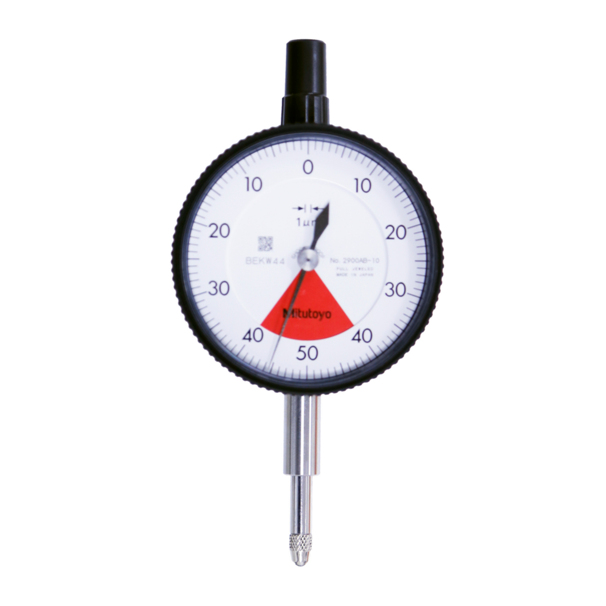 Indicador de carátula, tapa con oreja, Tipo ISO una revolución, cojinete enjoyado, a prueba de golpes, 0,08mm, 0,001mm