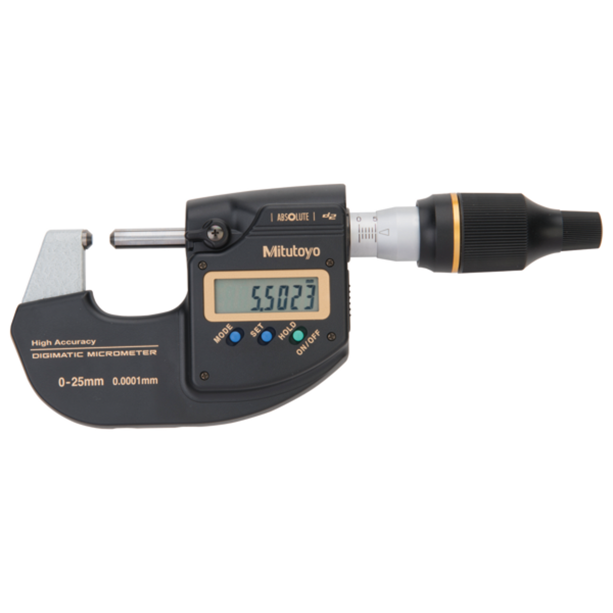 Micrómetro Digimatic de Alta Exactitud 0-25mm, 0,0001mm Mitutoyo