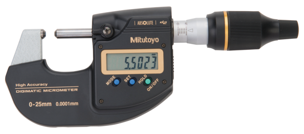 Micrómetro Digimatic de Alta Exactitud 0-25mm, 0,0001mm - Herramental