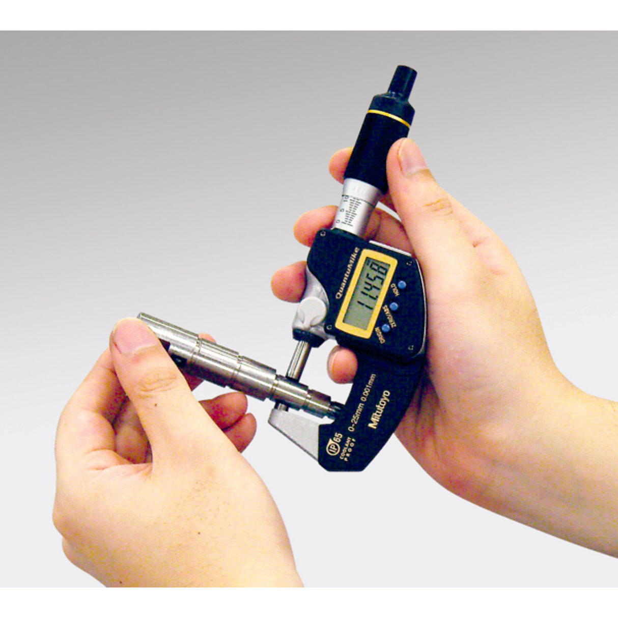 Micrómetro digital QuantuMike IP65 pulg/mm, 1-2 pulg,sin salida Mitutoyo