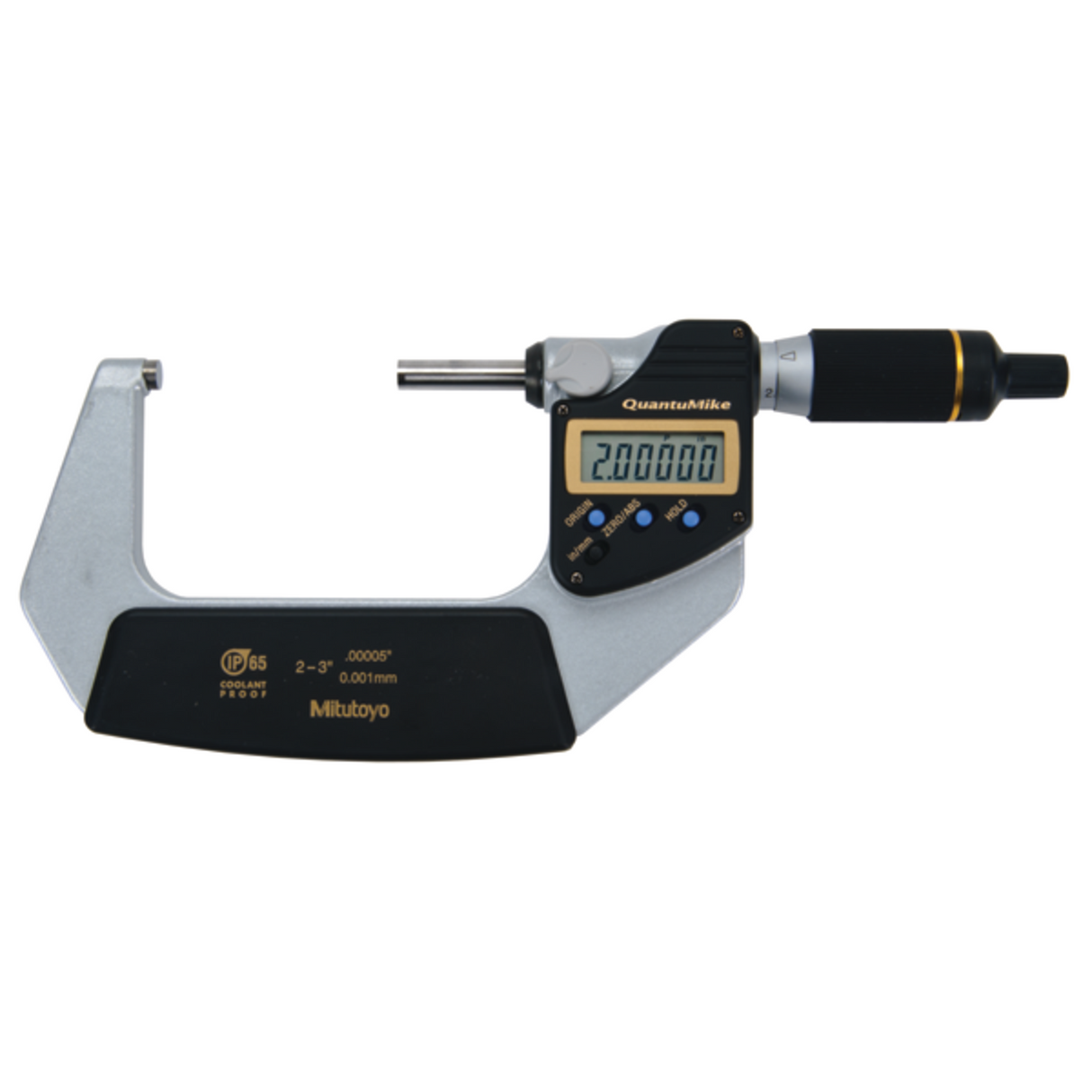 Micrómetro digital QuantuMike IP65 pulg/mm, 2-3 pulg,sin salida Mitutoyo