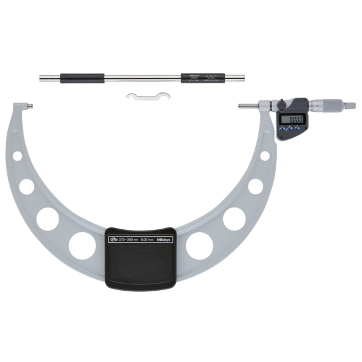 Micrómetro Digital para Exteriores A Prueba de Refrigerantes, Intervalo de 275-300 mm, Fuerza de Medición de 5 a 10 N, Con Salida de Datos