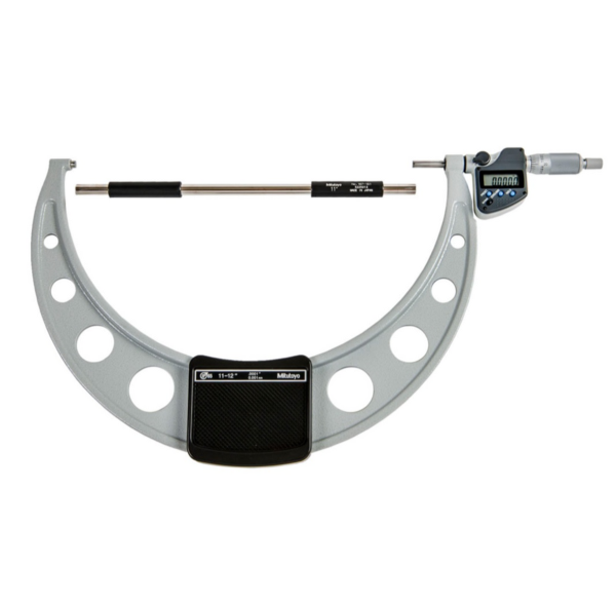 Micrómetro Digital para Exteriores A Prueba de Refrigerantes, Intervalo de 11-12 pulg, Fuerza de Medición de 5 a 10 N, Con Salida de Datos