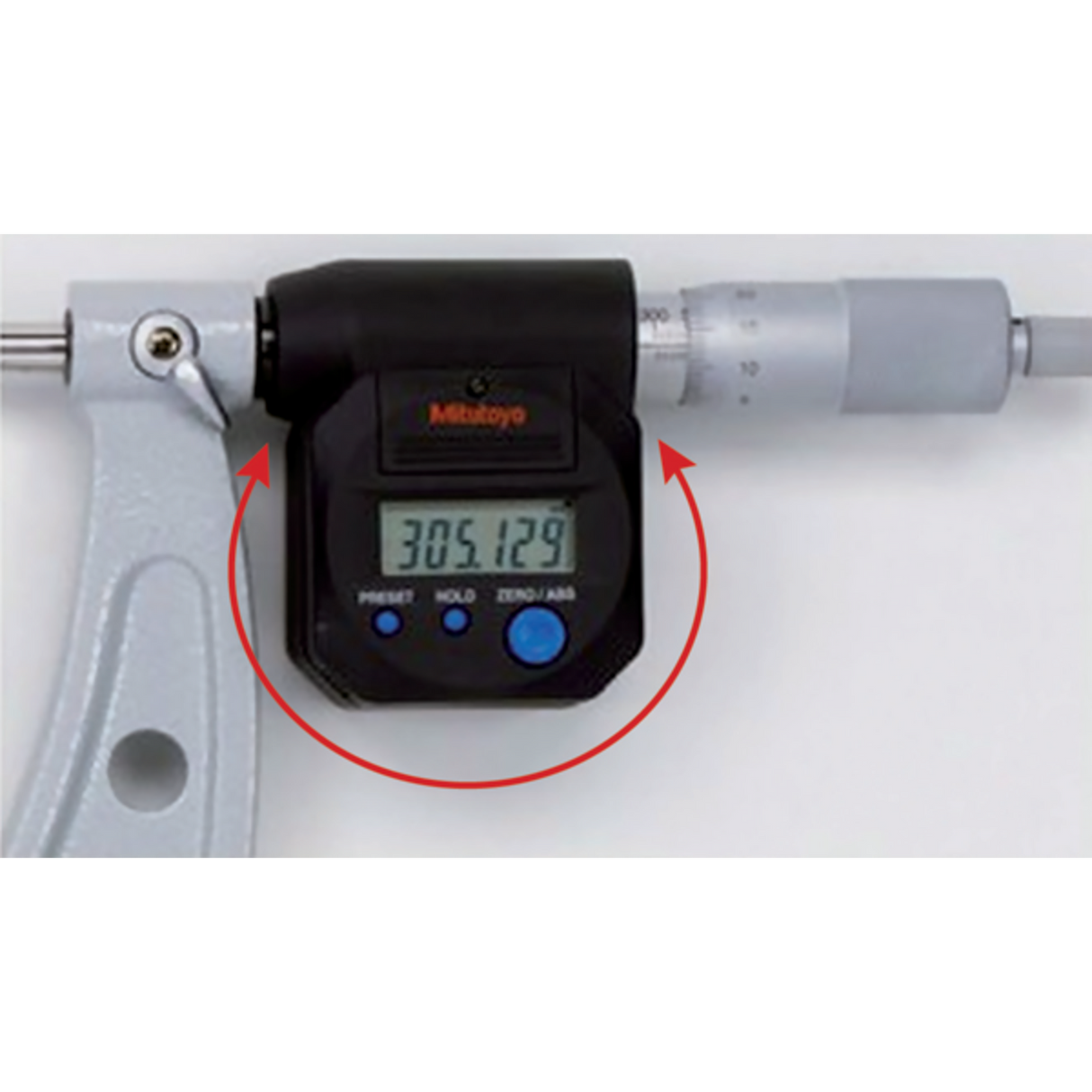 Micrómetro Digital para Exteriores Digimatic, Intervalo de 17-18 pulg, Fuerza de Medición de 10 a 15 N, Con Salida de Datos Mitutoyo