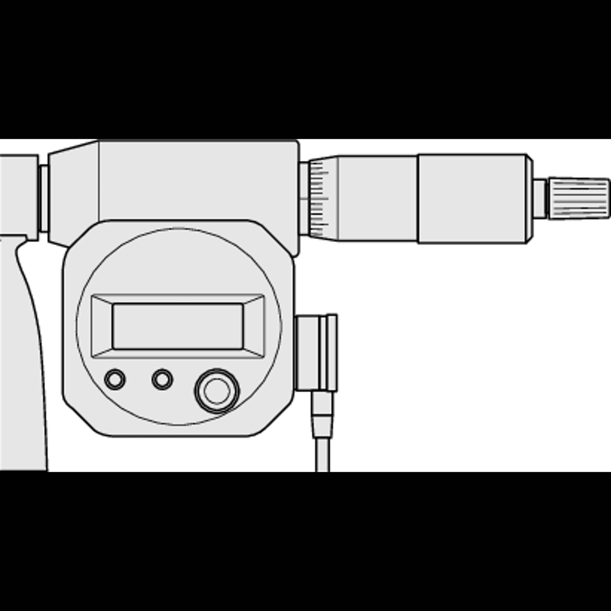 Micrómetro Digital para Exteriores Digimatic, Intervalo de 350-375 mm, Fuerza de Medición de 10 a 15 N, Con Salida de Datos Mitutoyo