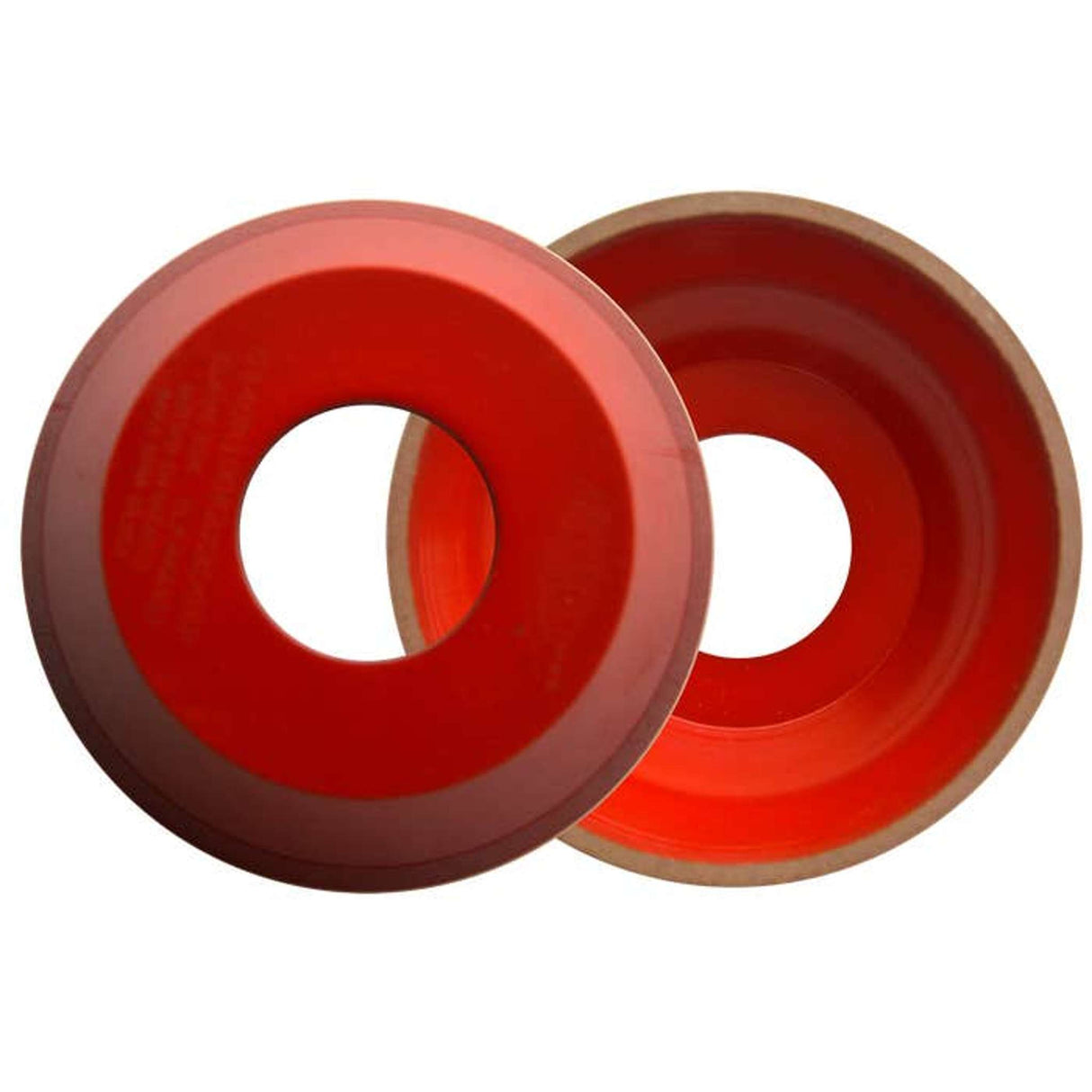 Rueda para rectificado de CBN tipo 11V9, 3-3/4 pulg X 1-1/2 pulg X 1-1/4 pulg X 3/8 pulg X 1/8 pulg