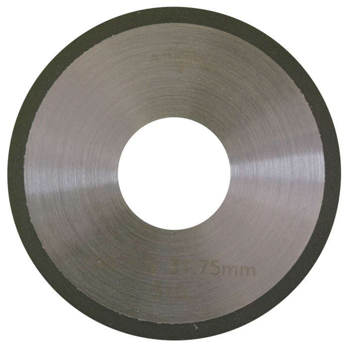 Rueda para rectificado de CBN tipo 1A1R, 4 pulg X 0.040 pulg X 1-1/4 pulg X 0.035 pulg X 5/32 pulg Austrodiam
