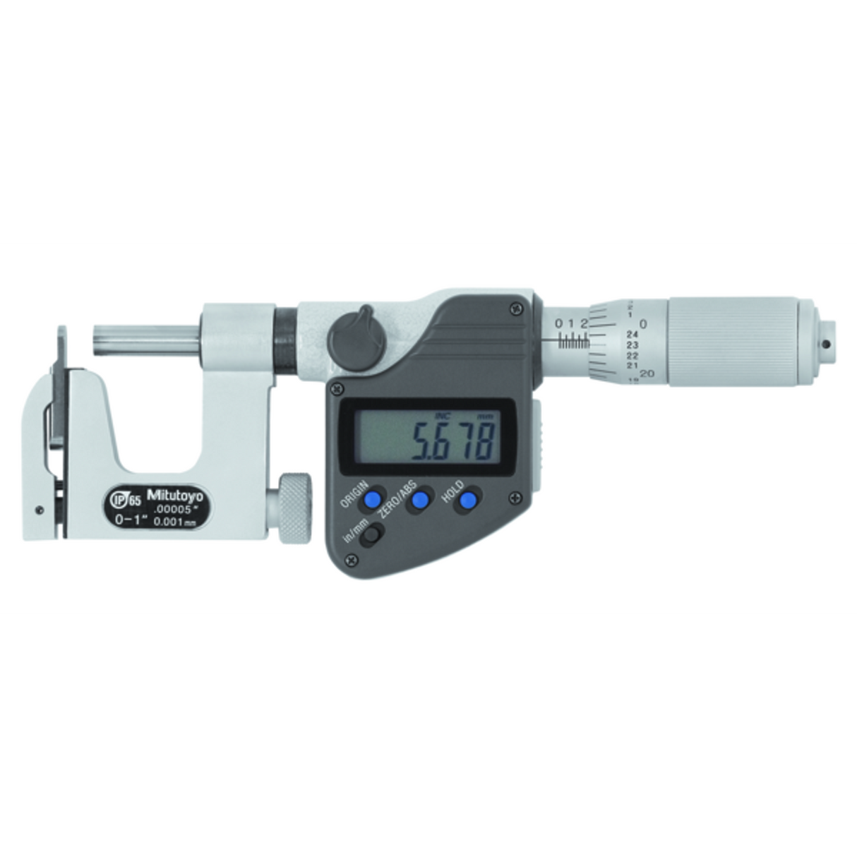 Uni-Mike topes Intercambiables pulg/mm, 0-1 pulg, IP65