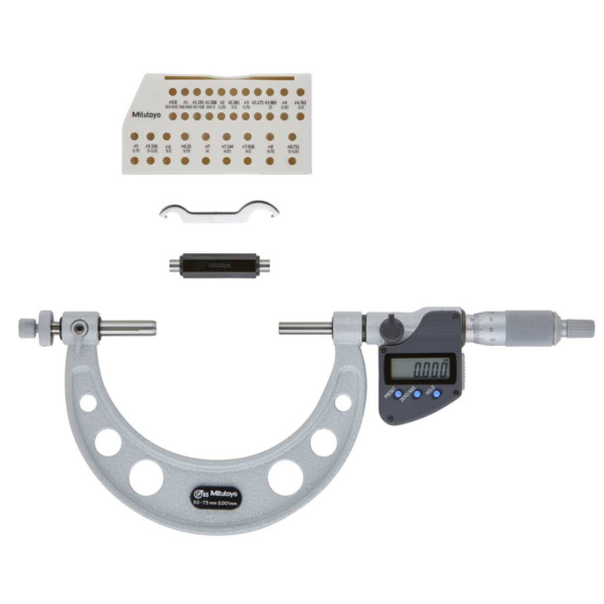 Micrómetros Digimatic para Dientes de Engranes IP65 50-75mm Mitutoyo