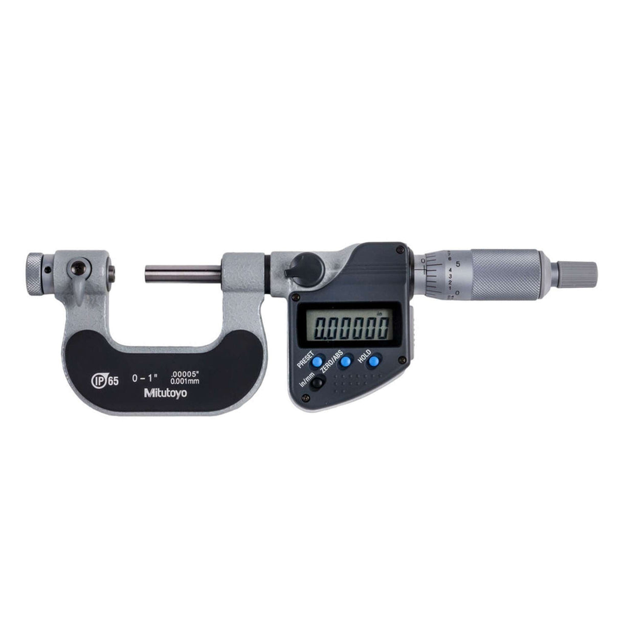 Micrómetros Digimatic para Roscas IP65 pulg/mm, 0-1 pulg Mitutoyo