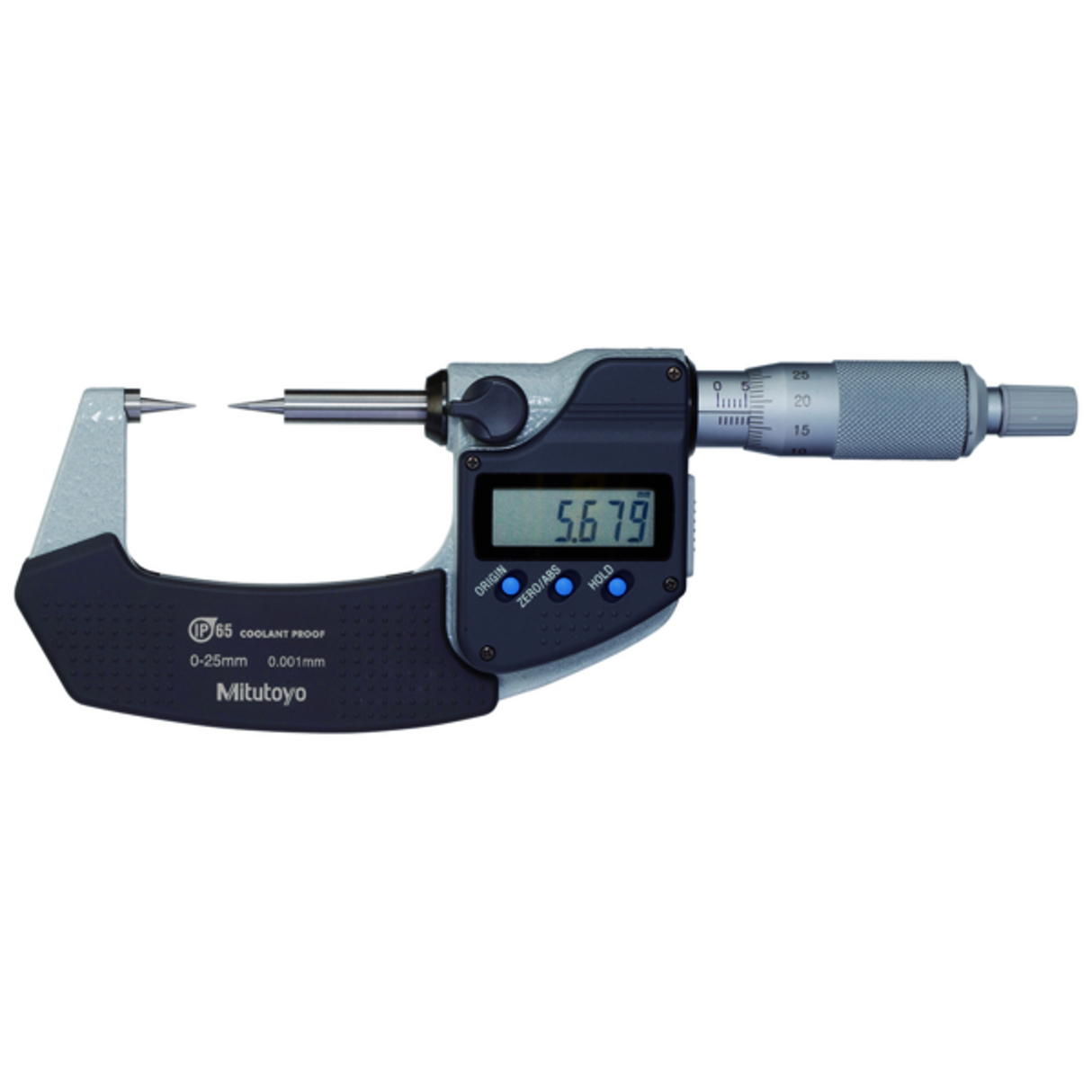 Micrómetro Digimatic de puntas IP65 75-100mm, 15° punta Mitutoyo