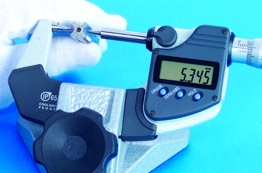 Micrómetro Digimatic de puntas IP65 pulg/mm, 1-2 pulg, 30° punta - Herramental