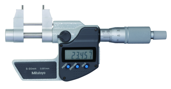 Micrómetro de interiores tipo calibrador Pulg/mm, 0,2-1,2 pulg - Herramental
