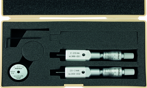 Juego Holtest de micrómetro interno de 2 puntas2-3mm (2 piezas) - Herramental